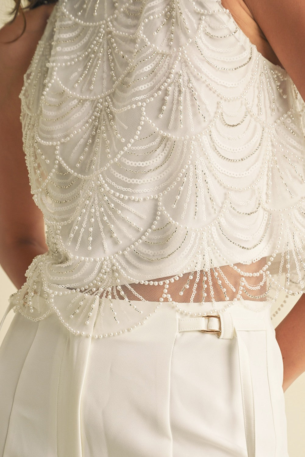 Mermaid Embellished Top