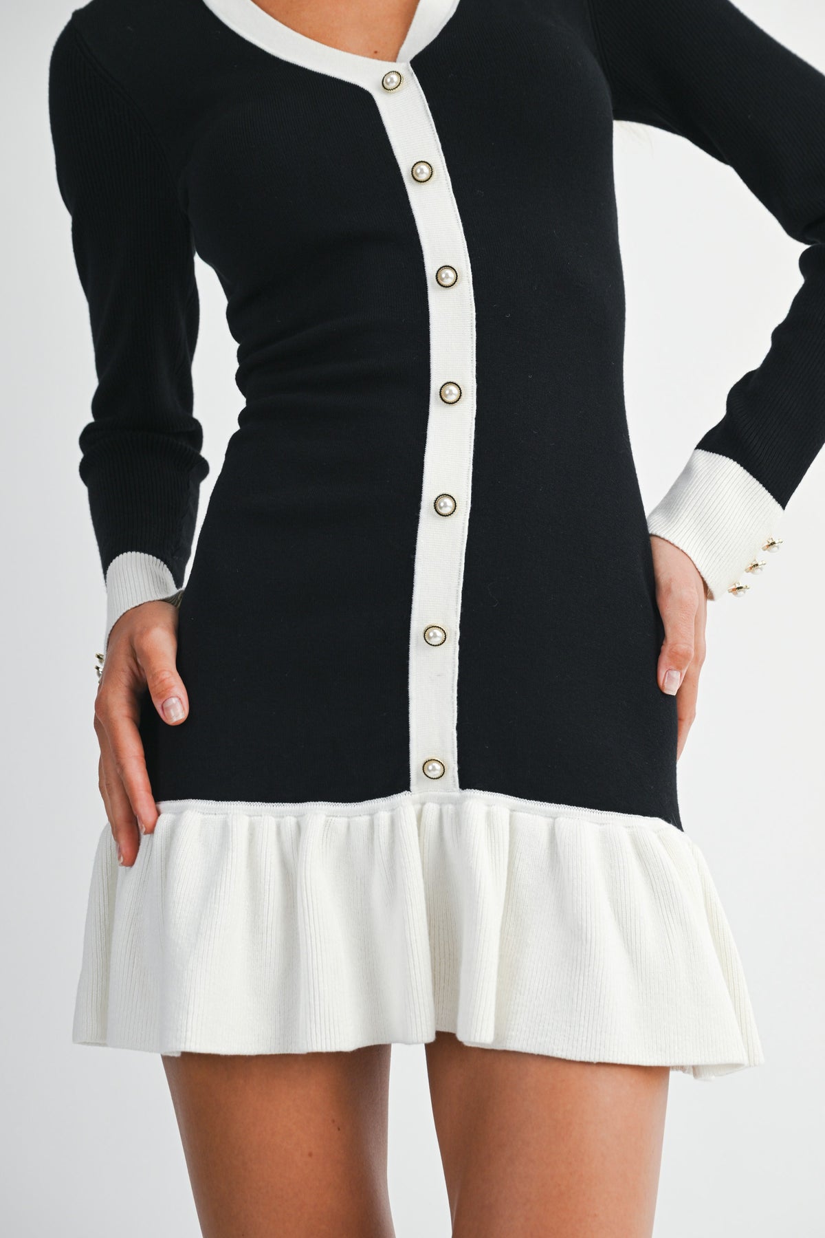 Scallop Detail Dress//preorder//
