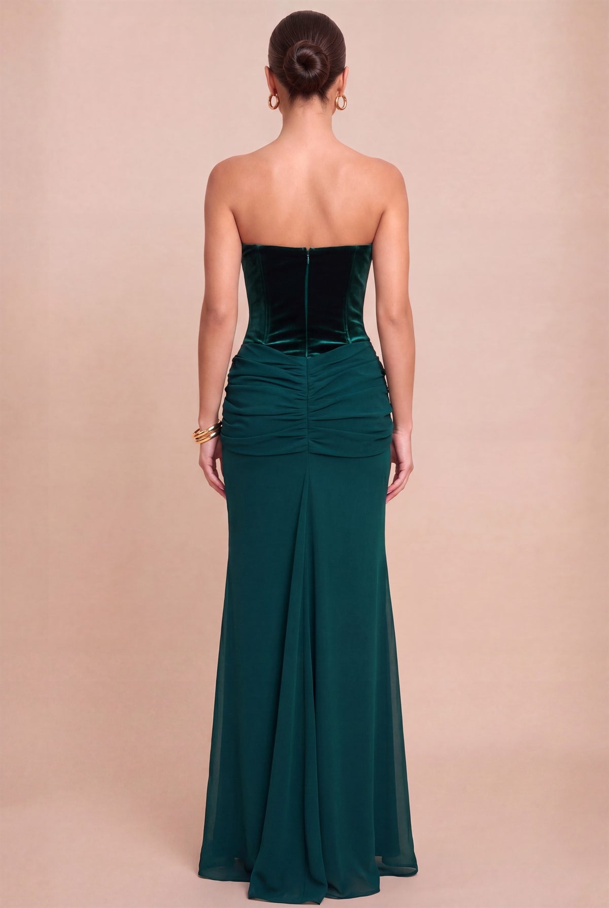 Velvet Chiffon Maxi Dress //PREORDER//