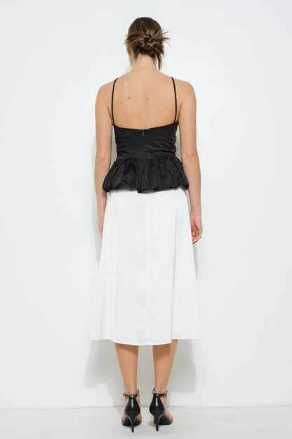 Sleeveless Ruffle Top