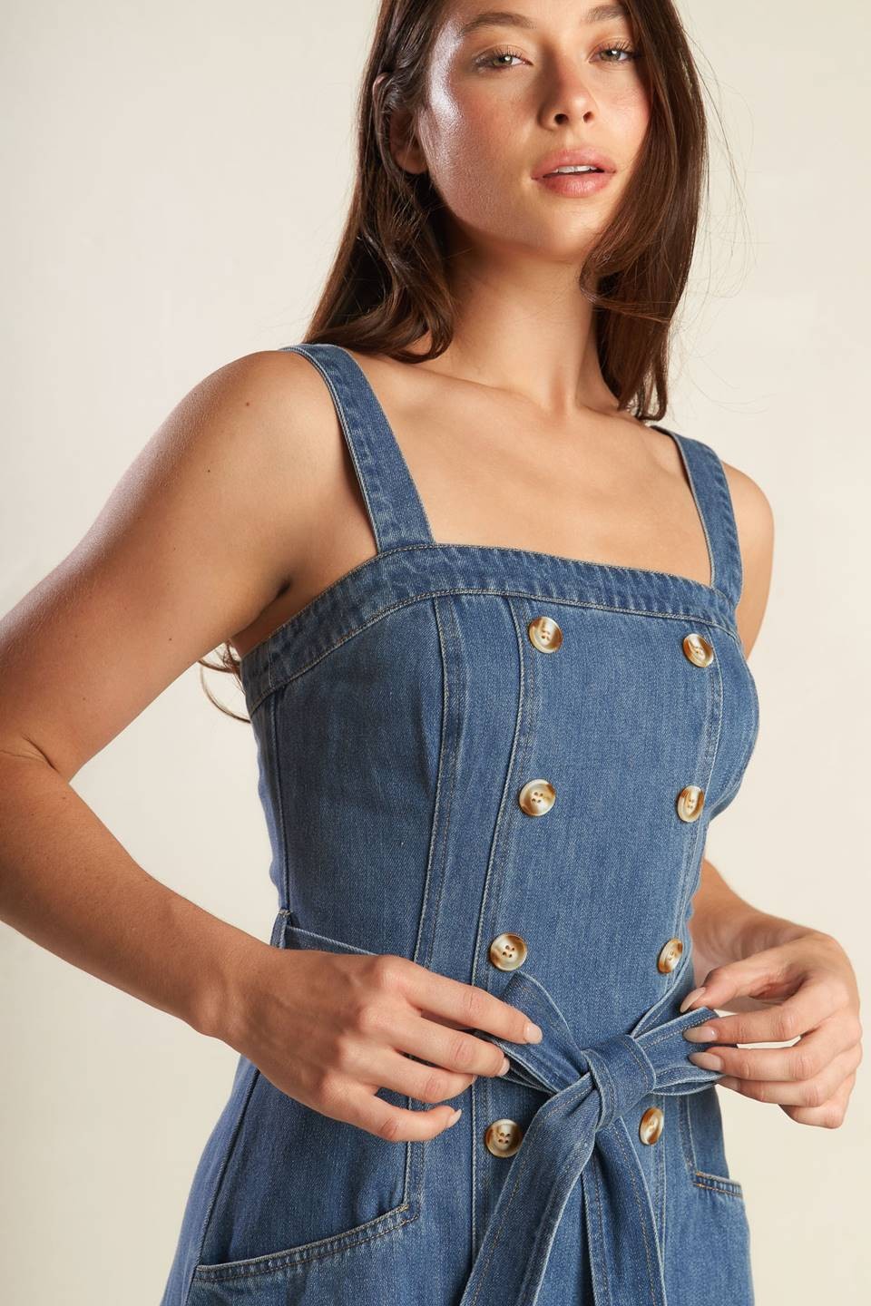 Denim Midi Dress