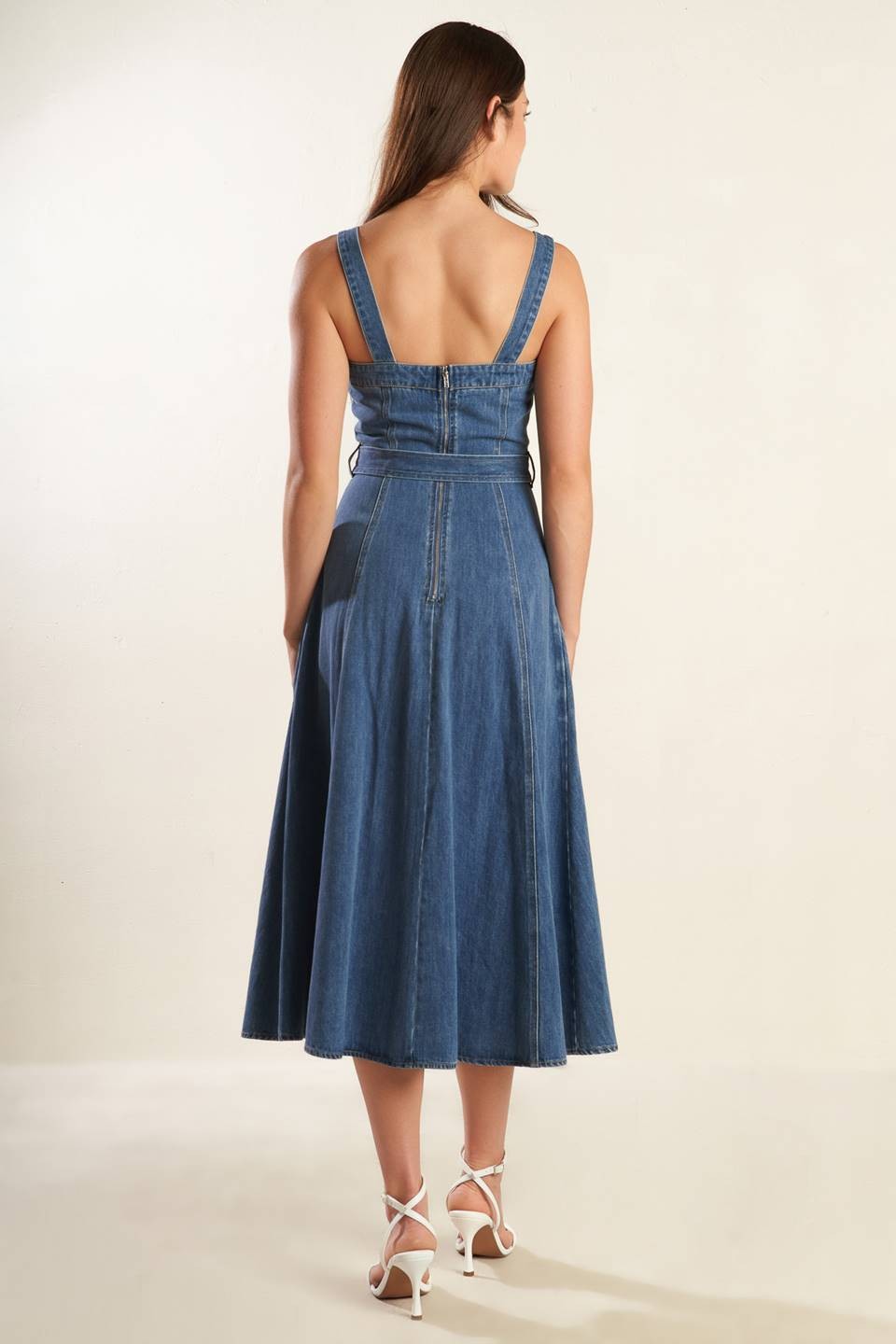 Denim Midi Dress