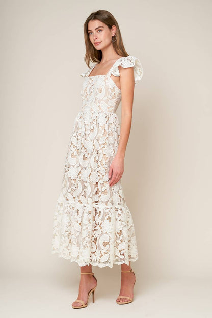 Lace Midi Dress