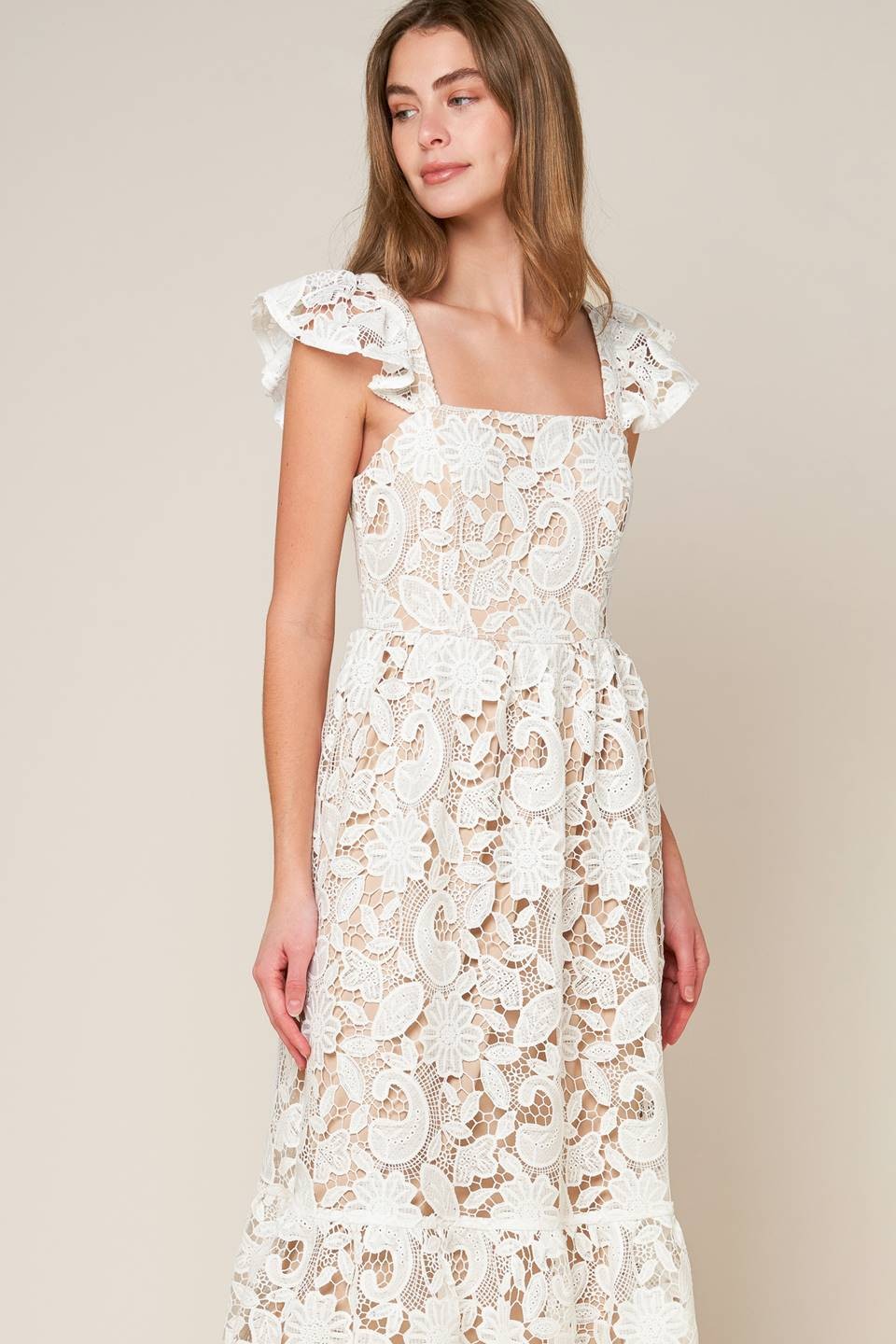 Lace Midi Dress
