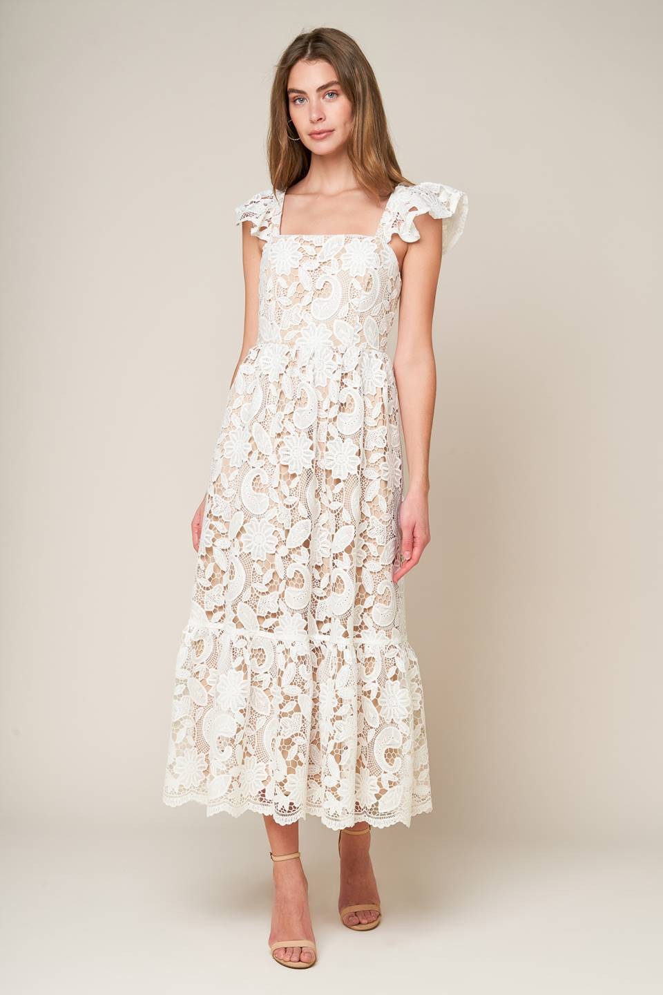 Lace Midi Dress