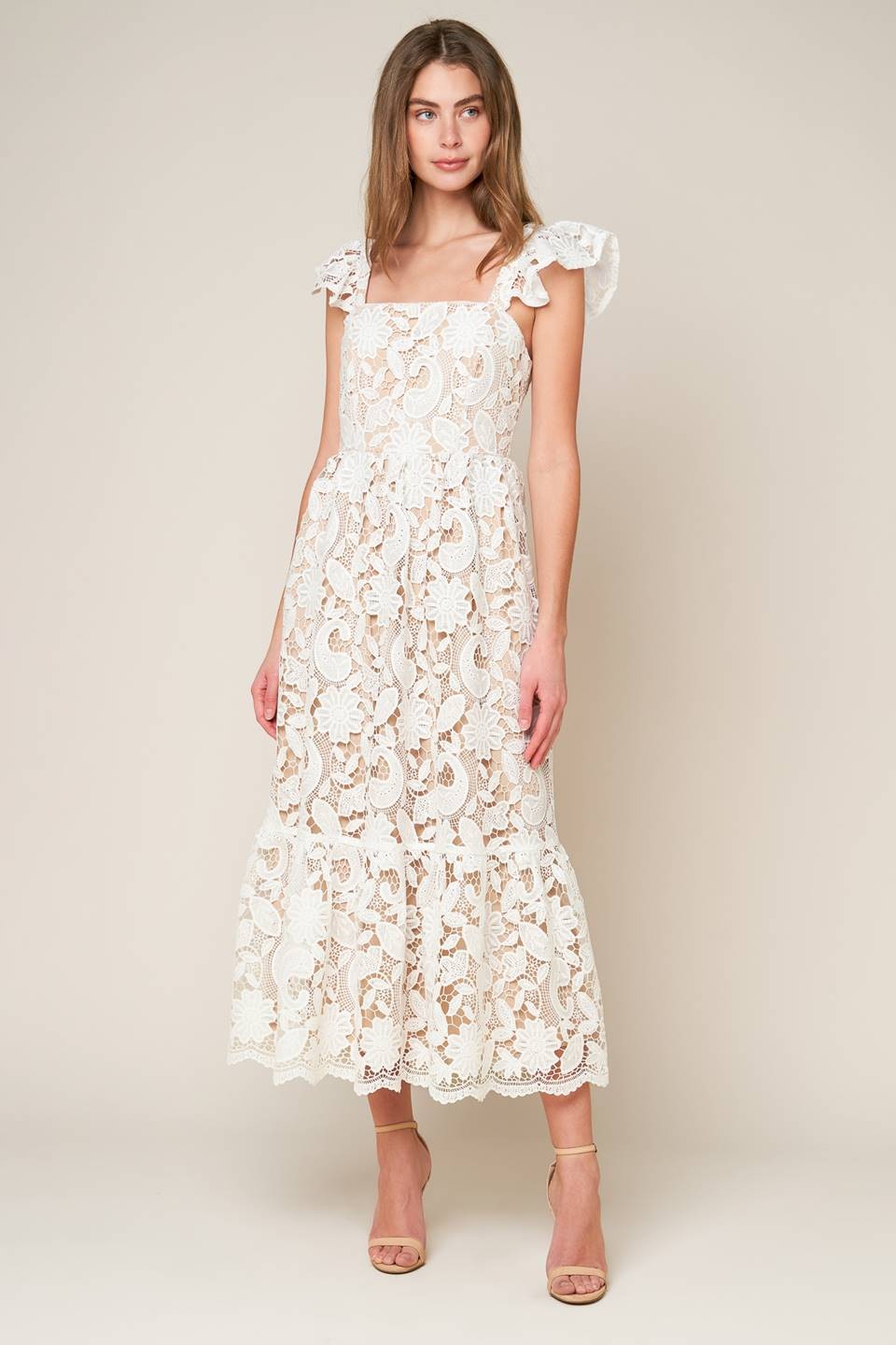 Lace Midi Dress
