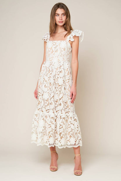 Lace Midi Dress