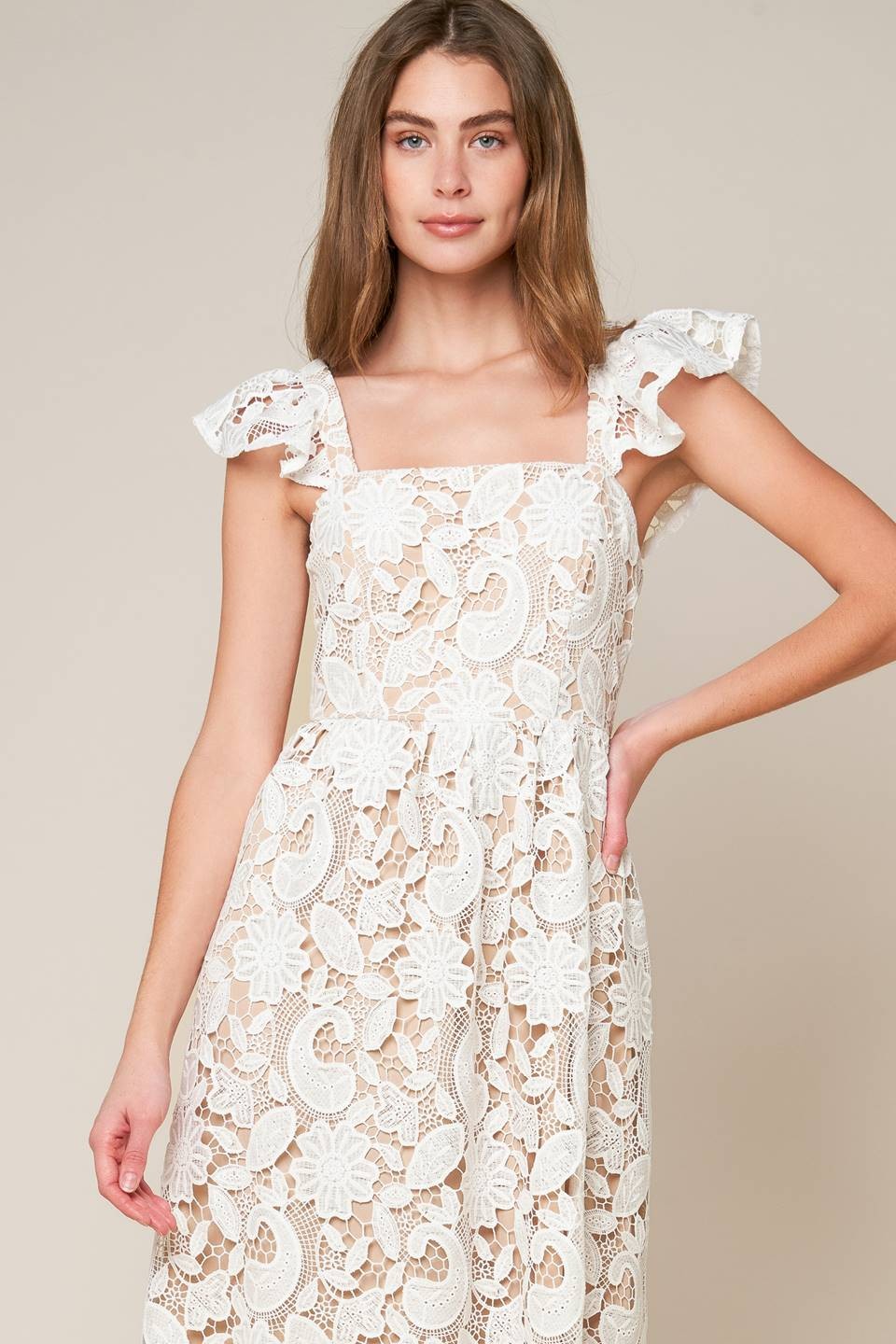 Lace Midi Dress