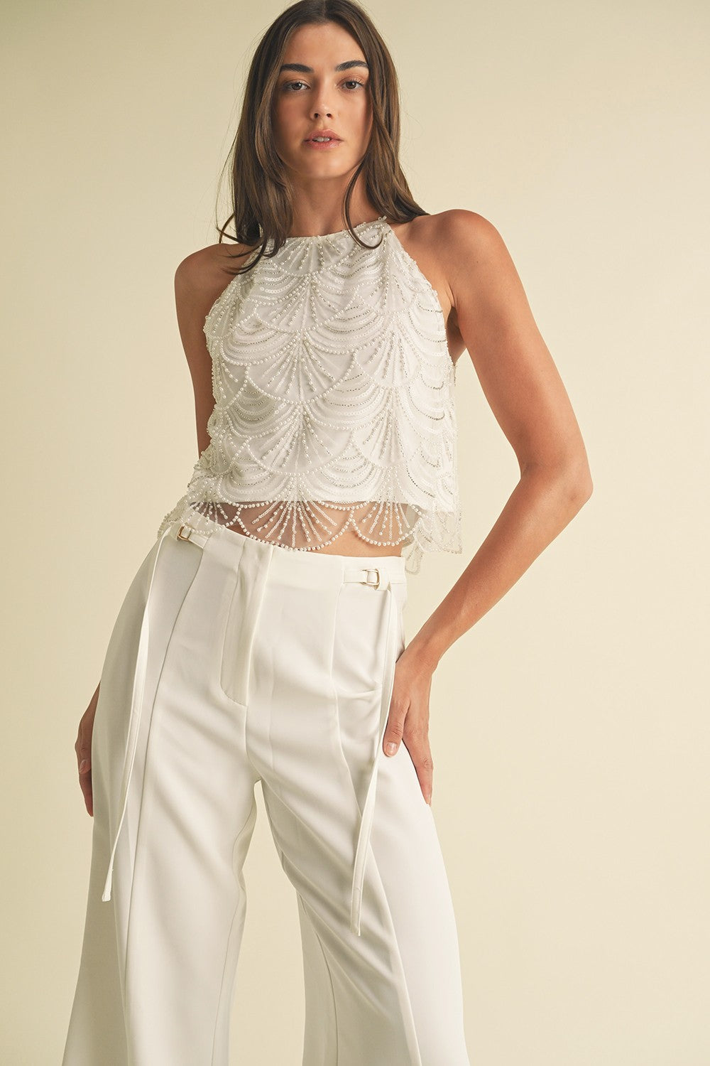 Mermaid Embellished Top