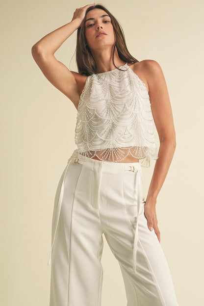 Mermaid Embellished Top