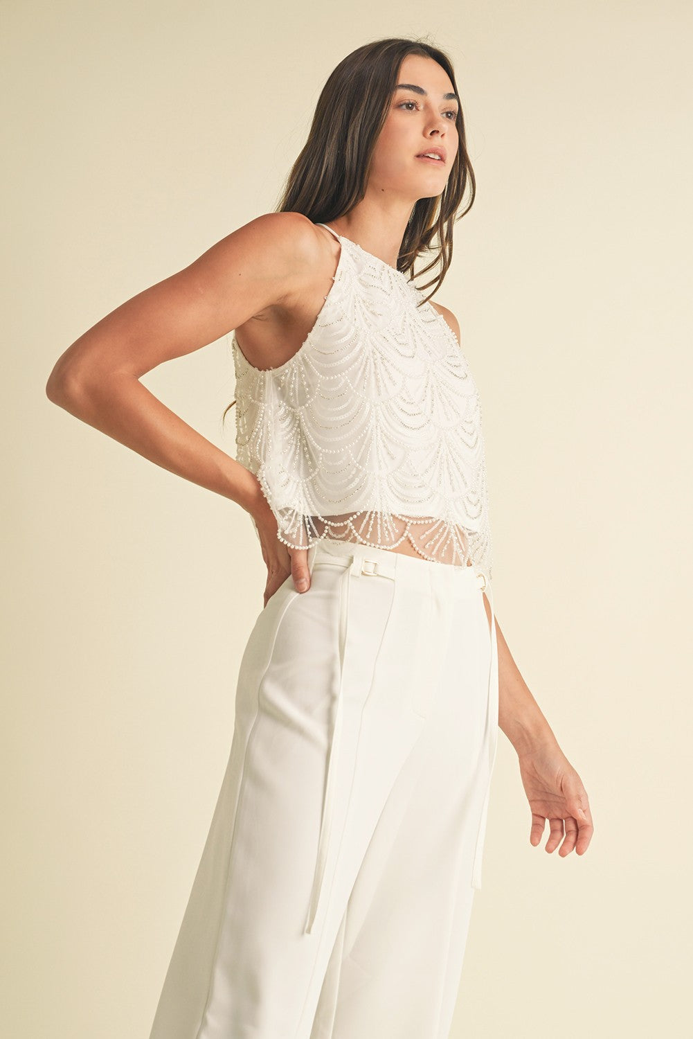 Mermaid Embellished Top