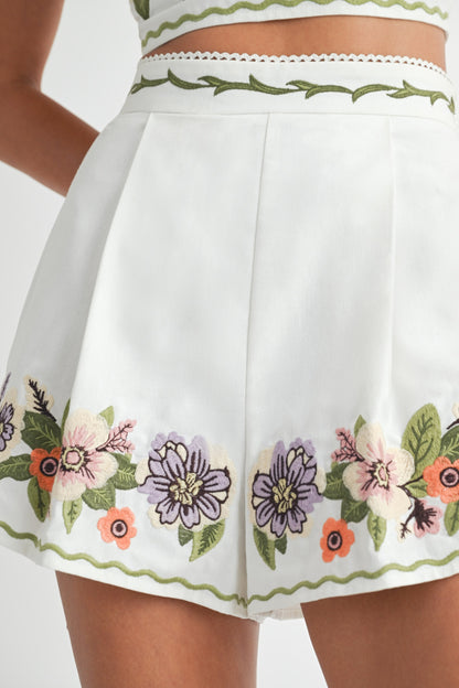 Embroiderd Top And Short Set. /BESTSELLER/LAST PIECE