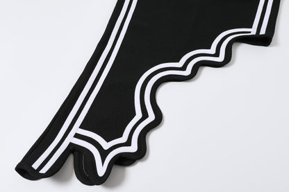 Asymmetrical Elegance Bandage Dress