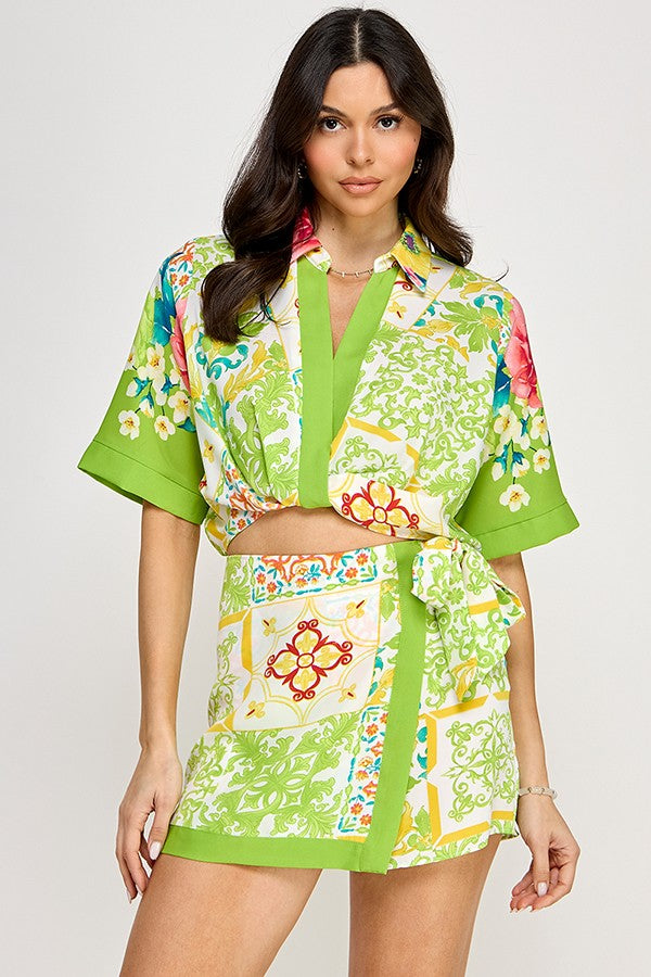 Top and Skort set