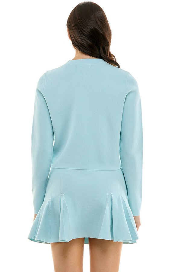 Skirt and Cardigan Set