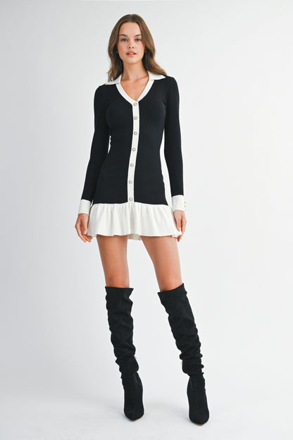 Scallop Detail  Dress//preorder//