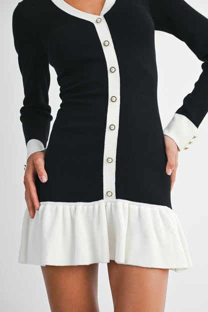 Scallop Detail  Dress//preorder//