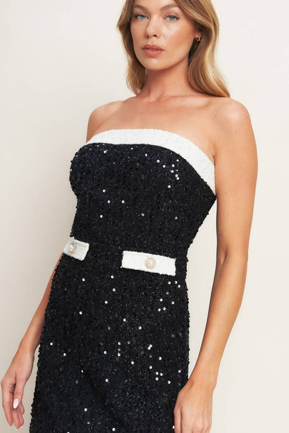 Sequin Mini Dress