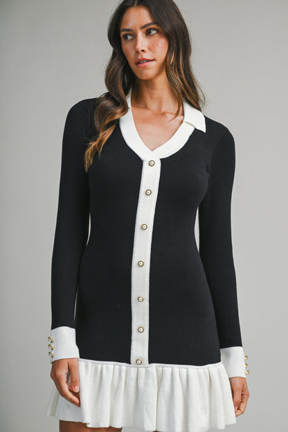 Scallop Detail  Dress//preorder//