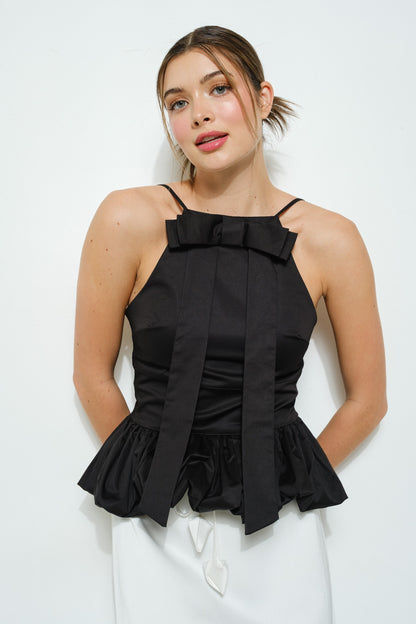 Sleeveless Ruffle Top