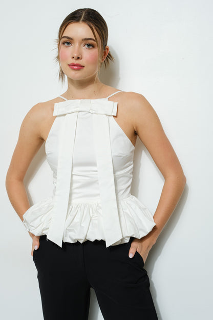Sleeveless Ruffle Top