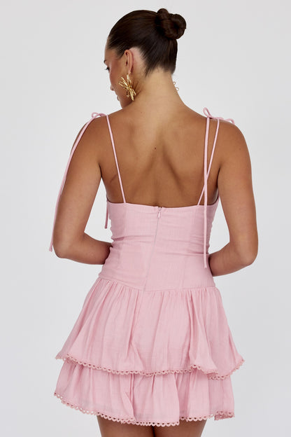 Bright Babydoll Mini Dress