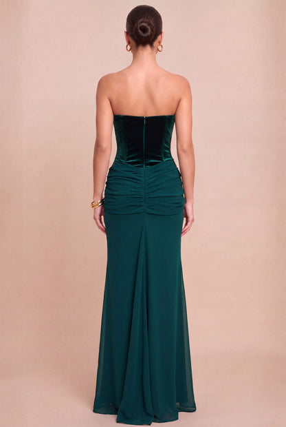 Velvet Chiffon Maxi Dress //PREORDER//