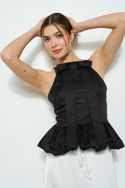 Sleeveless Ruffle Top