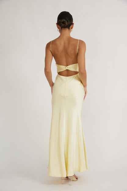 Satin Maxi Dress