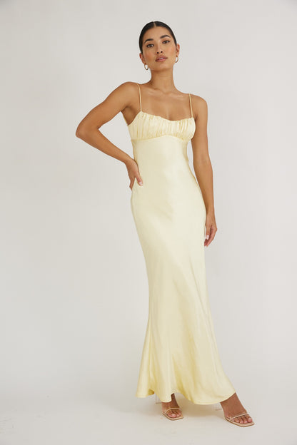 Satin Maxi Dress